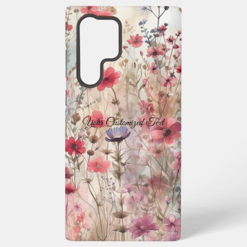 Wild Beauty Woven Fashioned by Wildflowers Samsung Galaxy S22 Ultra Case
