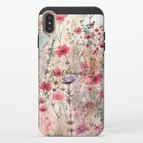 Wild Beauty Woven Fashioned by Wildflowers iPhone XS Max Slider Case
