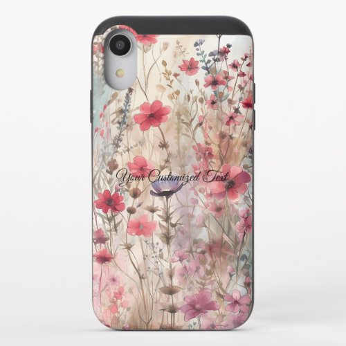 Wild Beauty Woven Fashioned by Wildflowers iPhone XR Slider Case