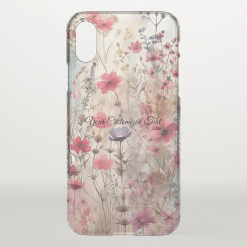 Wild Beauty Woven Fashioned by Wildflowers iPhone XS Case
