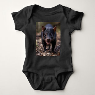 Wild Beginnings: The Young Tasmanian Devil Baby Bodysuit