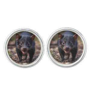 Wild Beginnings: The Young Tasmanian Devil Cufflinks