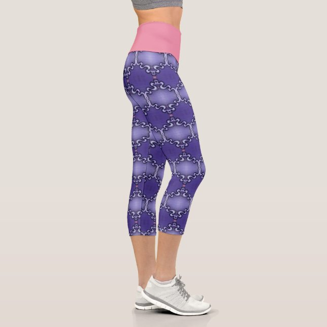 wild berry High Waisted Capris (Right)