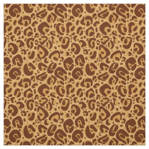 Wild big cat animal print safari pattern fabric