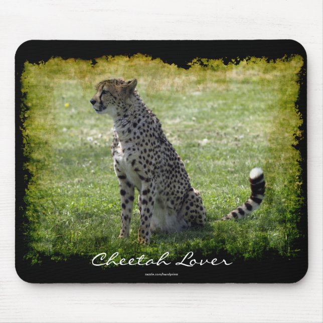 Wild Big Cats Animal-lover Design Mouse Pad (Front)
