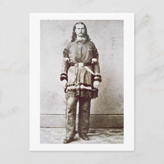 'Wild Bill' Hickok (1837-76) (b/w photo) Postcard (Front)