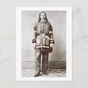 'Wild Bill' Hickok (1837-76) (b/w photo) Postcard
