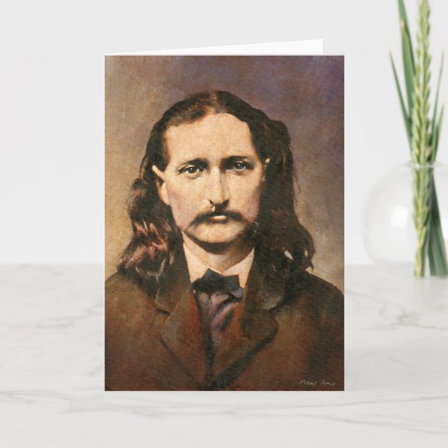 Wild Bill Hickok Greetings Card (Front)