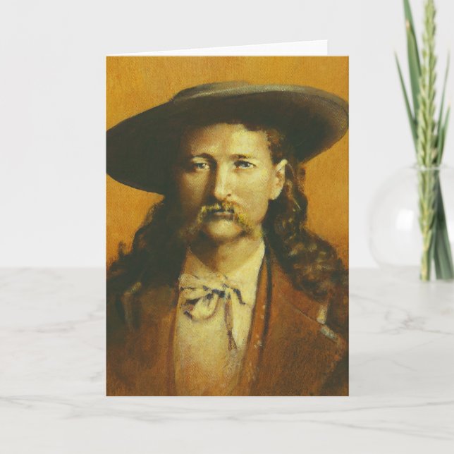 Wild Bill Hickok Greetings Card (Front)