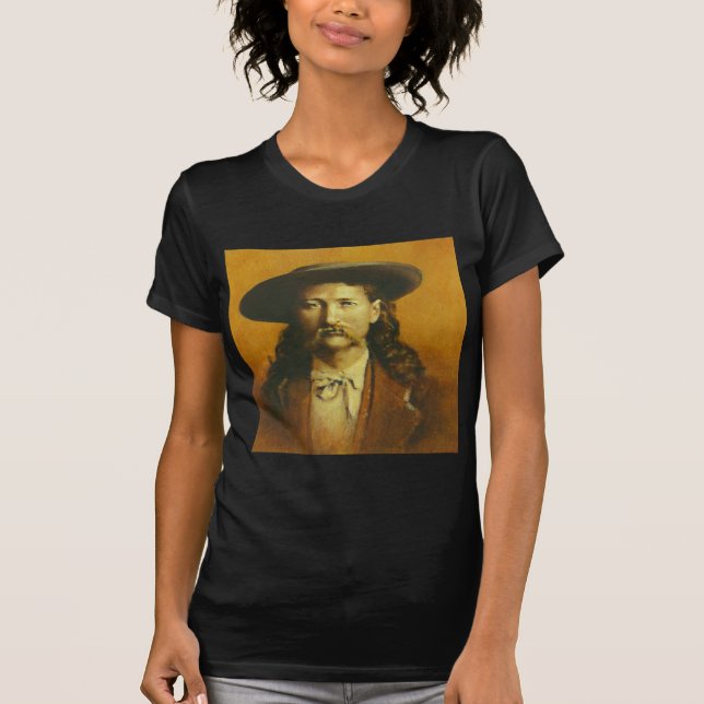 Wild Bill Hickok Illustration T-Shirt (Front)