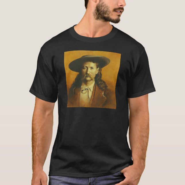 Wild Bill Hickok Illustration T-Shirt (Front)