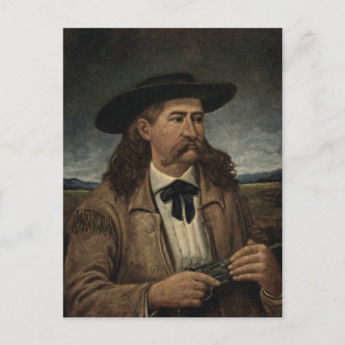 Wild Bill Hickok Painting Postcard