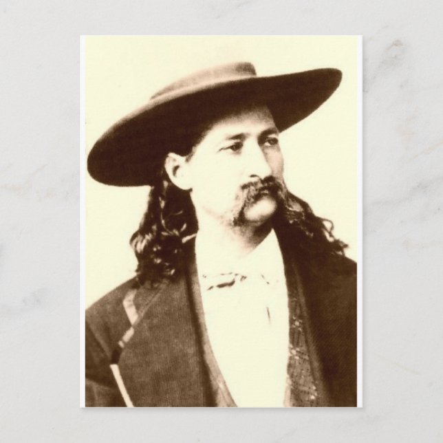 WILD BILL HICKOK POSTCARD (Front)