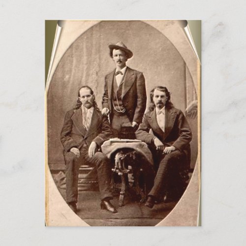 Wild Bill Hickok _ Texas Jack _ Buffalo Bill Postcard