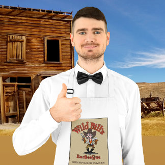 Wild Bill's Barbecue BBQ Adult Apron