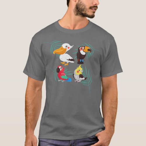 Wild Bird Illustration T_Shirt