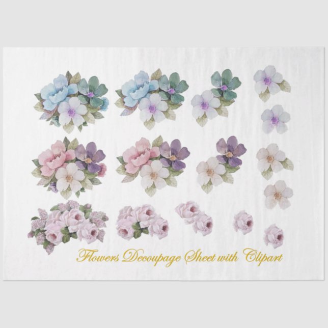 Wild Bird Series Design 7 Tissue Paper (Front)