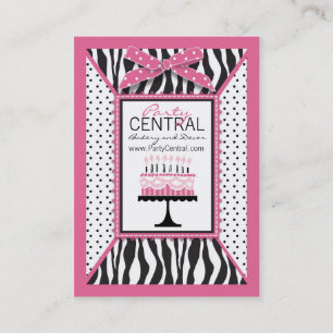 Wild Birthday Cake HP Business Card