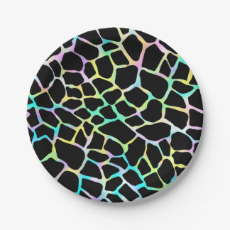 Wild Birthday party Giraffe Birthday Paper Plates