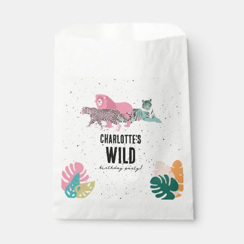 Wild Birthday Party Jungle Animals Kids Birthday Favor Bag