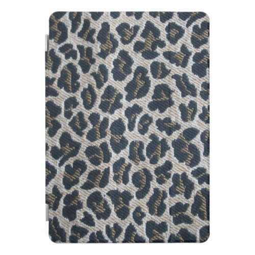 Wild black tan grey animal print iPad pro cover