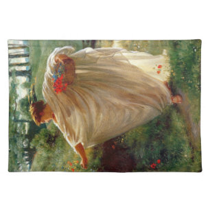 Wild Blossoms (by Edward Poynter) Cloth Placemat