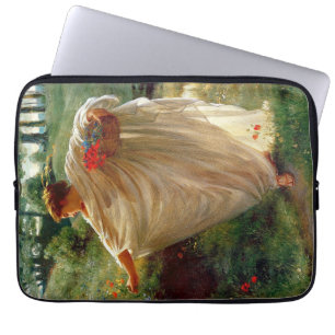 Wild Blossoms (by Edward Poynter) Laptop Sleeve