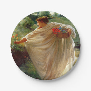 Wild Blossoms (by Edward Poynter) Paper Plates