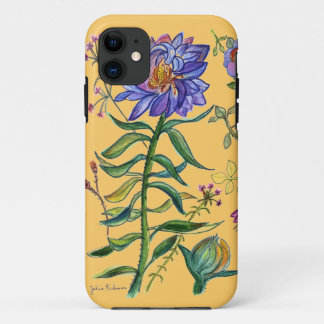 Wild Blue Bouquet IPhone case