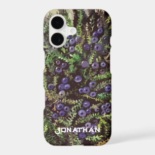 Wild blue crowberries iPhone 17 case