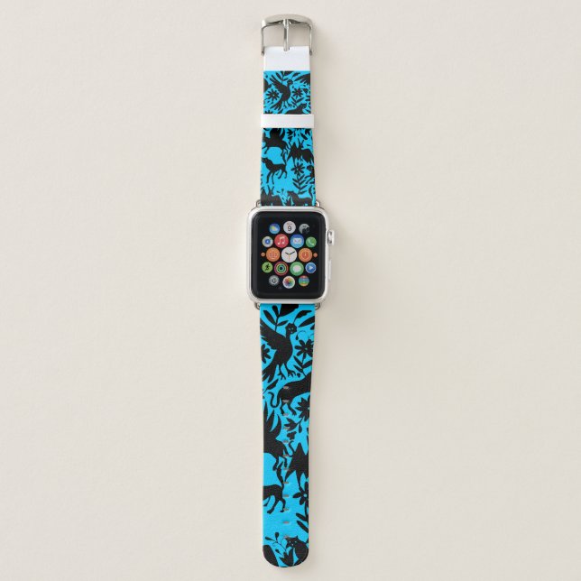 Wild Blue Fantasy  Apple Watch Band (Front)