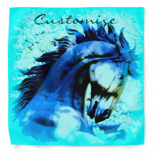 wild blue stallion Thunder_Cove Bandana