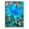 Wild Blue Sunflower Card *customize*