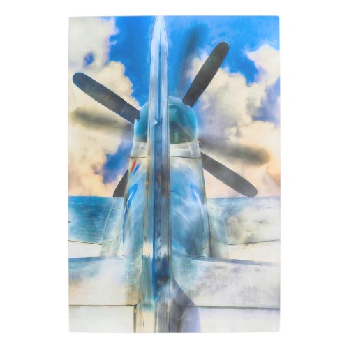 WILD BLUE YONDER METAL PRINT