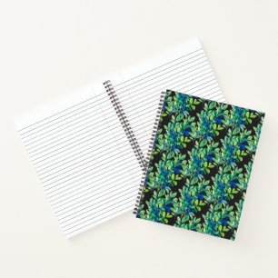 wild blueberries notebook
