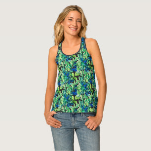 wild blueberries tank top