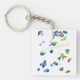 Wild Blueberry Keychain