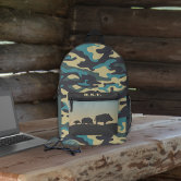 Elk and Camo Printed Backpack