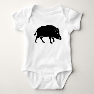 Wild boar baby bodysuit