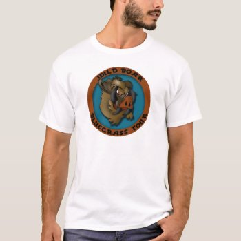 Wild Boar Bluegrass Tour T-shirt by oldrockerdude at Zazzle