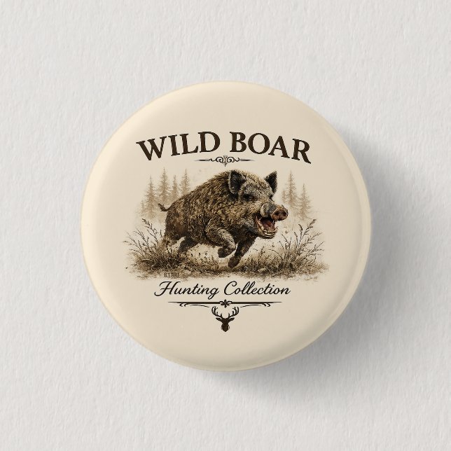 Wild Boar Button (Front)