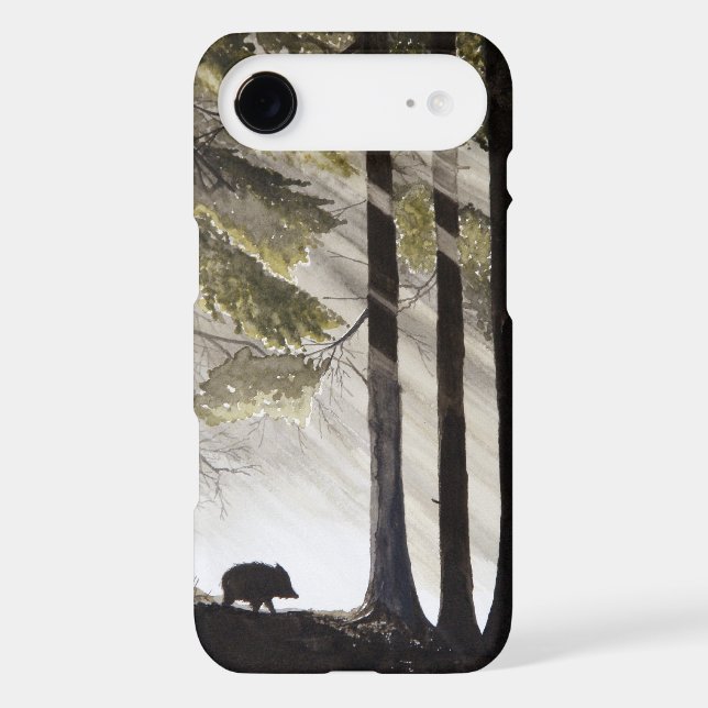 Wild Boar Case-Mate iPhone Case (Back)