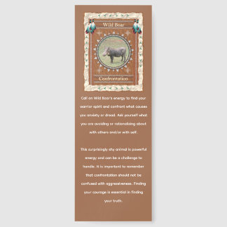 Wild Boar Confrontation Energy Bookmarks