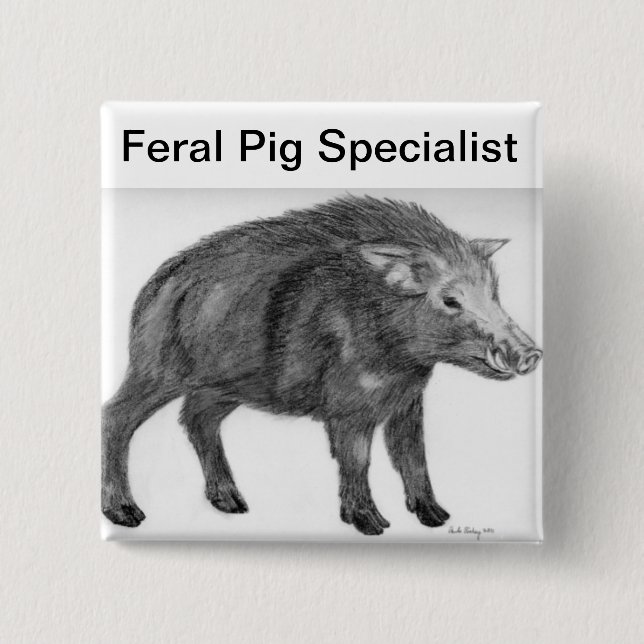 Wild Boar, Defensive Stance Button (Front)