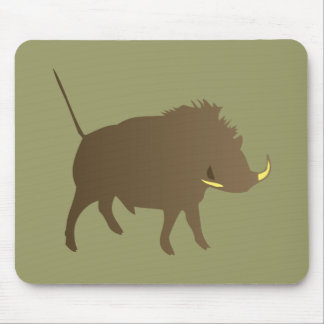 wild boar mouse pad