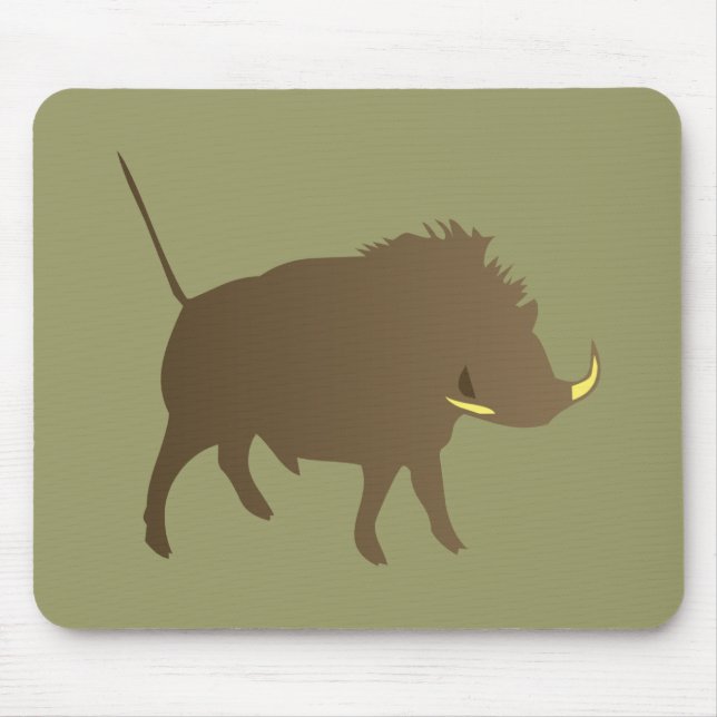 wild boar mouse pad (Front)