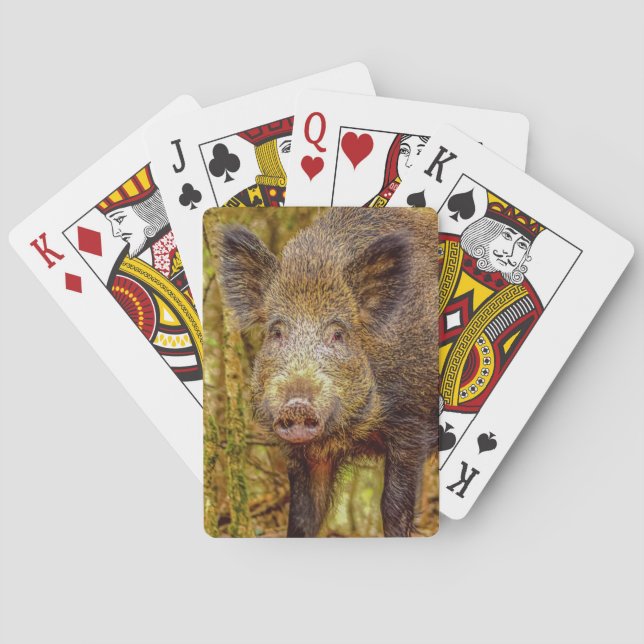 Wild Boar Poker Cards (Back)