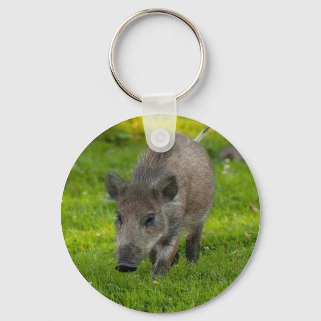 wild boar search for love keychain (Front)