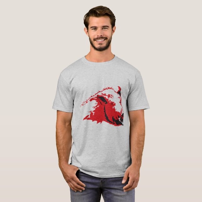 Wild boar T-Shirt (Front Full)