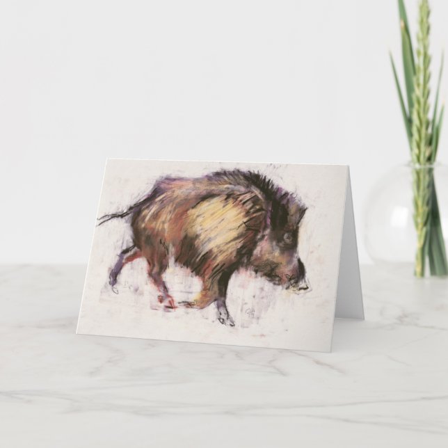 Wild Boar Trotting 1999 Card (Front)